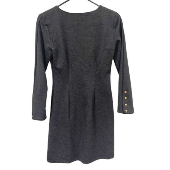 Oliveaceous Gray Long-Sleeve Dress – Size S - Picture 3 of 6